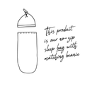 Snuggle Hunny | Cloud Chaser Swaddle & Beanie Set