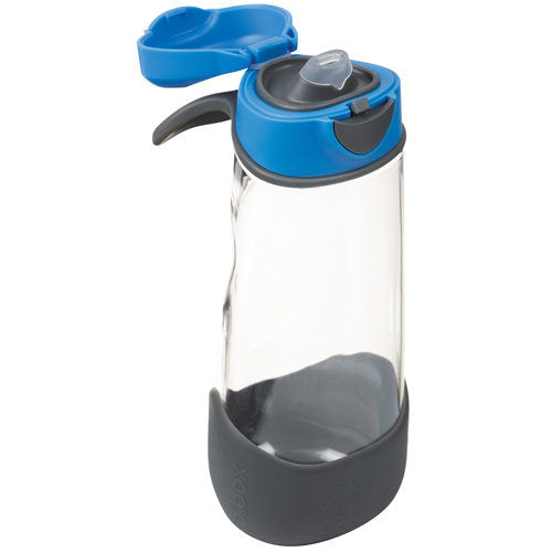 Sport Water Bottle with Spout by Bbox 600ml Blue Slate