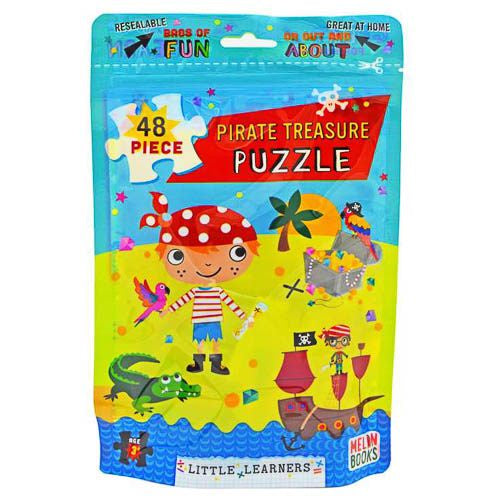 Pirate Treasure 48-Piece Jigsaw Puzzle in Pouch