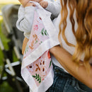 Cotton Muslin Security Blanket 3 Pack - Vintage Floral