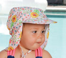 Sundaise | Girls Jade Legionnaire Swim Hat - Ladybug