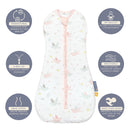 Living Textiles | Zip Up Swaddle 0.2 Tog - Ava Birds - Asstd Sizes