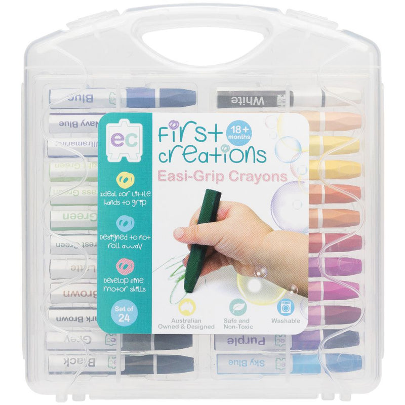 First Creations Easi-Grip Crayons set 24