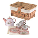Egmont | Tin Tea Set In Wicker Basket - Hedgehog