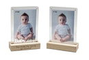 Dual View Frame Baby Boy 6x4cm