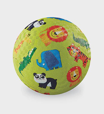 Crocodile Creek 7" Playground Ball - Jungle Animals