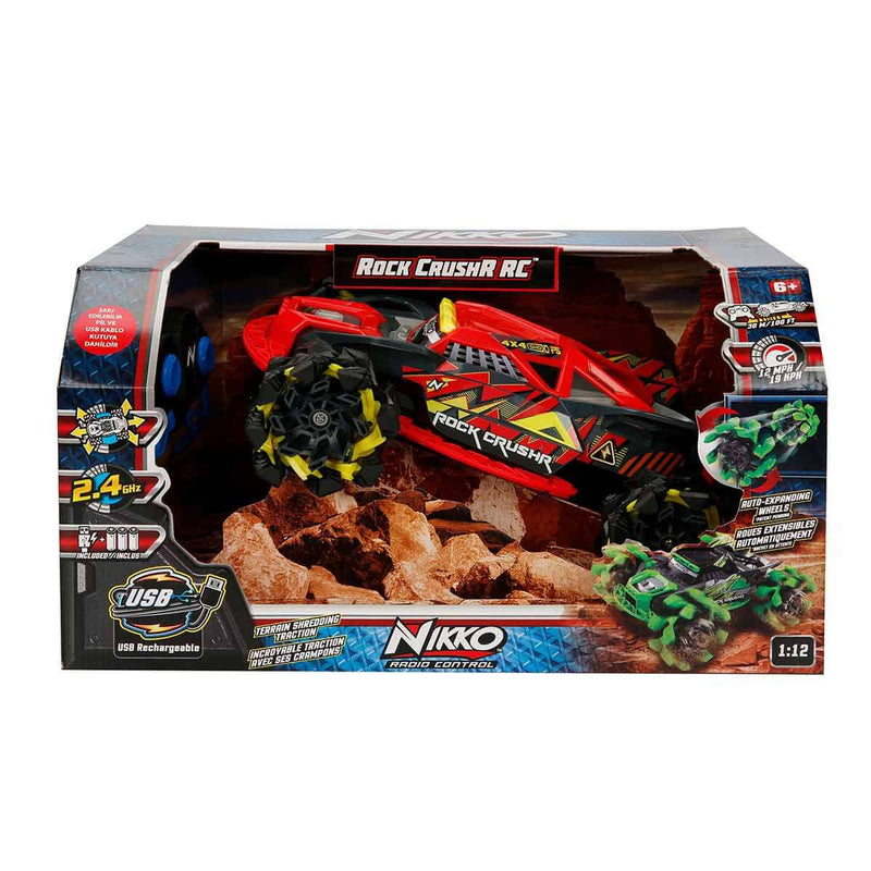 Nikko | Rock CrushR RC Vehicle - Red Lightening