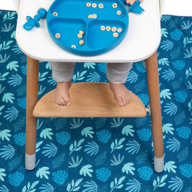 Bumkins: Waterproof Splat Mat - Blue Tropic