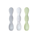 Bumkins Silicone Dipping Spoon 3pk - Taffy Grey