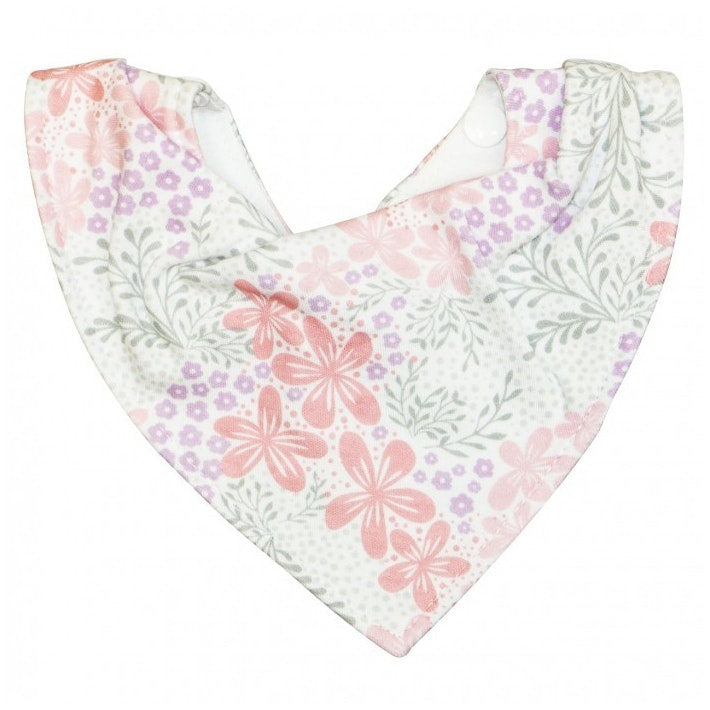 Silly Billyz Jersey Bandana Bib- Bloom