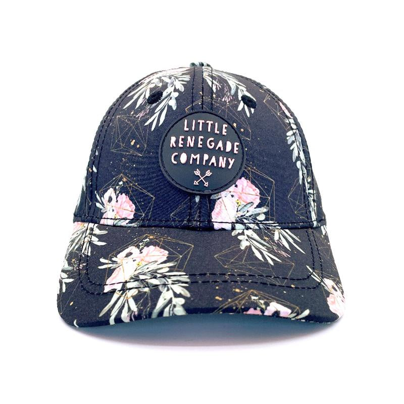 Little Renegade | Baseball Cap- Floral Valentine