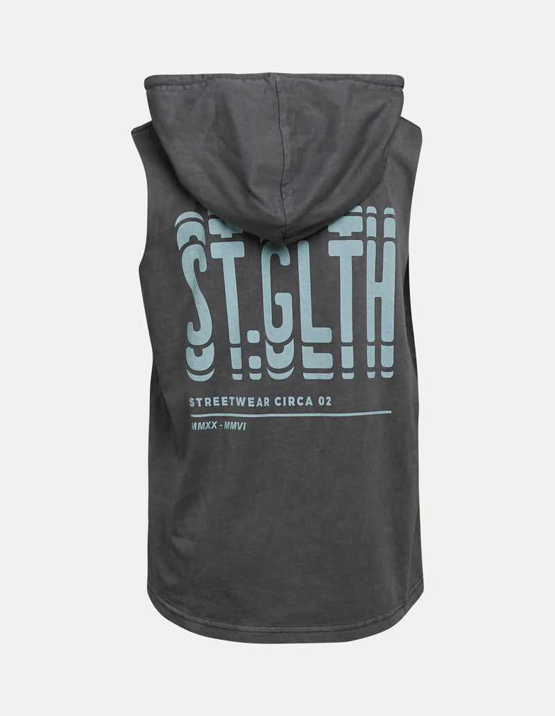 Goliath | Vorta Hooded Muscle Charcoal