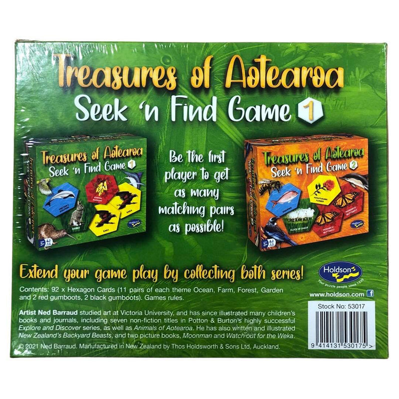 Treasures of Aotearoa Seek 'n Find Game