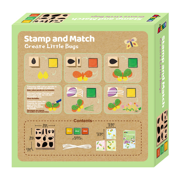 Avenir Stamp & Match Create Little Bugs