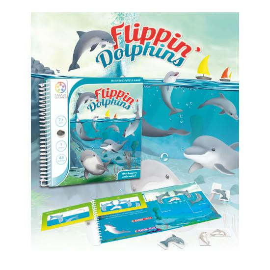 Flippin' Dolphins Magnetic Travel Game
