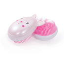 BUNNY- DETANGLE BRUSH - ASSORTED 12X7X4.5CM