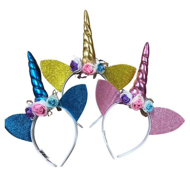 Unicorn Headbands - Assorted Colours