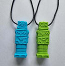 Robot Sensory Necklace  - Green