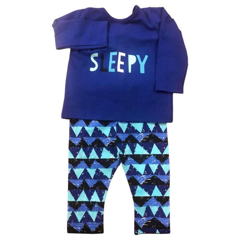 Candy Stripes Printed PJs-Sleepy