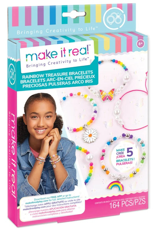 Make it Real | Rainbow Treasure Bracelets