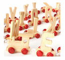 Personalised Wooden Name Train Letters - Asst