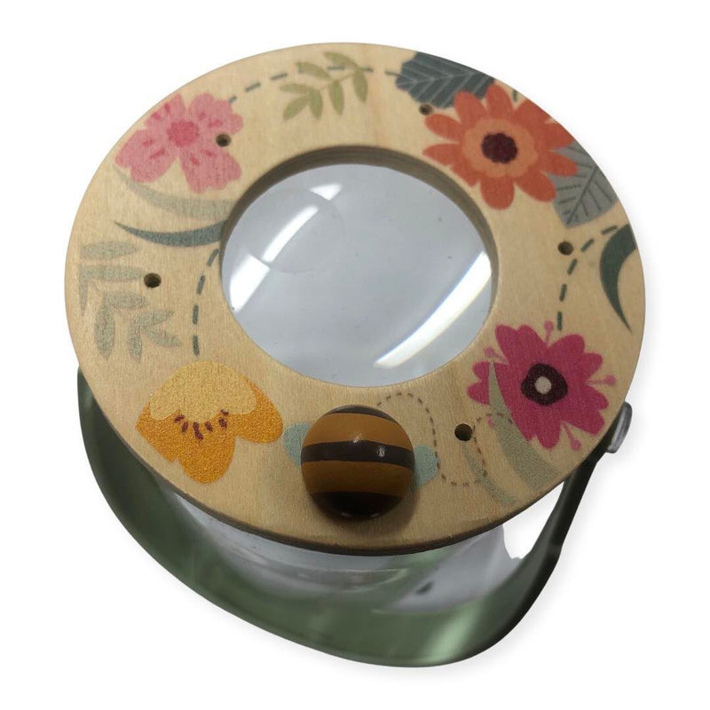 Bug Jar Magnifier Wooden - Pastel