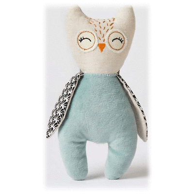 Jiggle & Giggle | Owl rattle toy