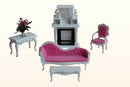 Annie's Dolls House - Pink & White Living Room