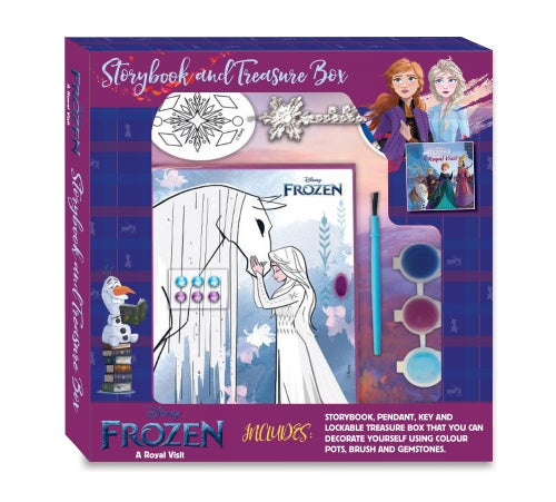 Frozen: A Royal Visit Storybook And Treasure Box (Disney)