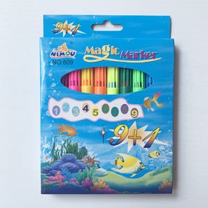 Magic colour felt pens 10pcs