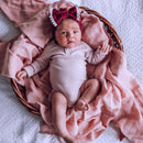 Snuggle Hunny  Musk Pink | Organic Muslin Wrap