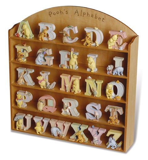 CLASSIC POOH NAME RESIN LETTER
