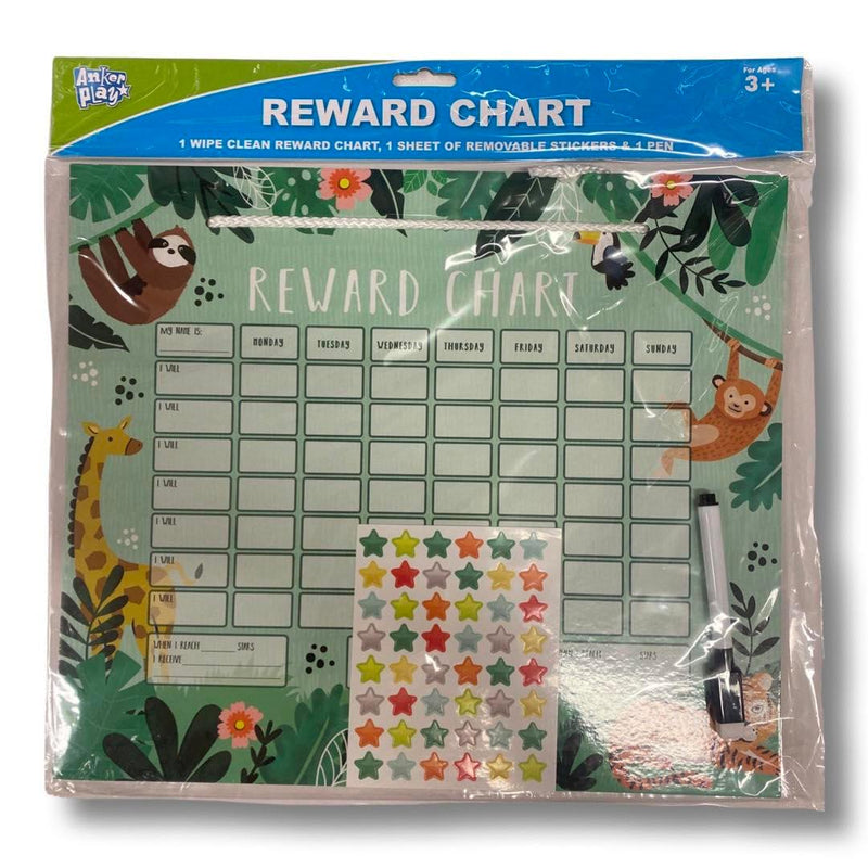 Sloth Wipe Clean reward Chart