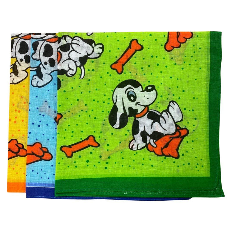 Kiddies Pattern DOGS HANKIES