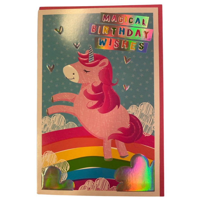 Birthday Card - Girls Magical Wishes