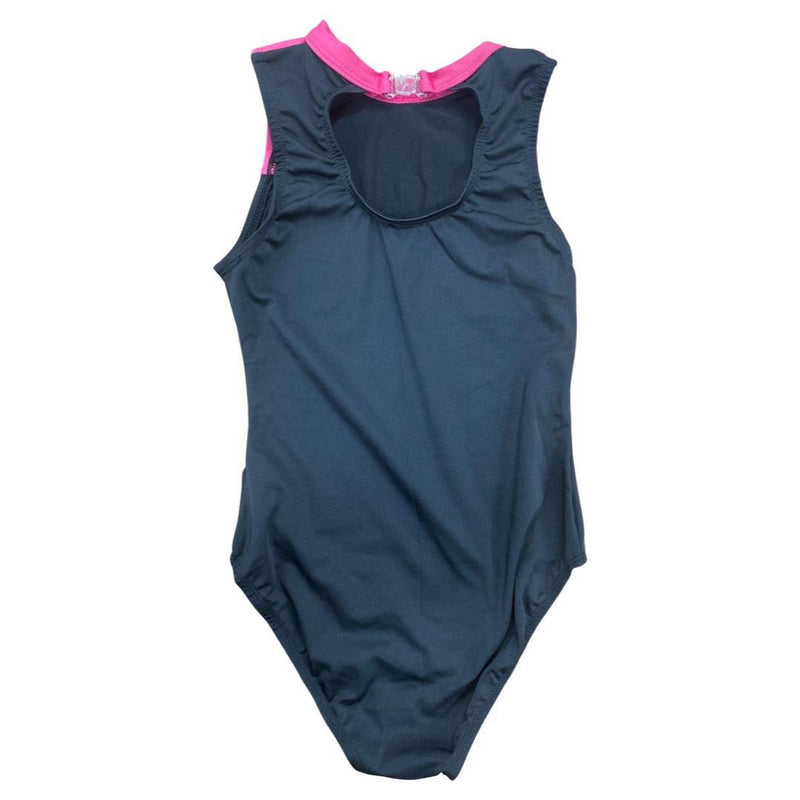 Jazz Leotard -Cerise/Black - Girls