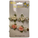 Pretty Flower Hair Clips