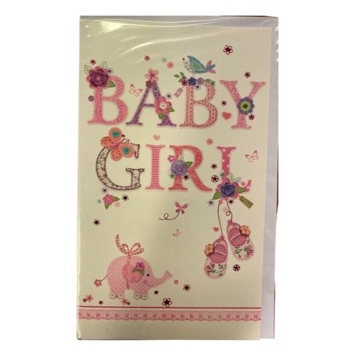 Baby Girl Greetings Card