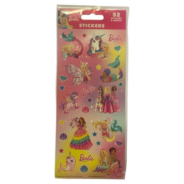 Barbie Stickers - 52pk