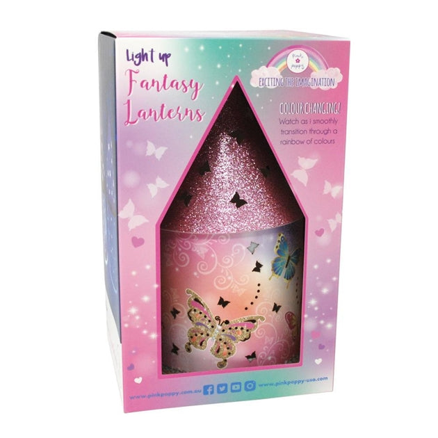 Pink Poppy Butterfly Colour changing Night light