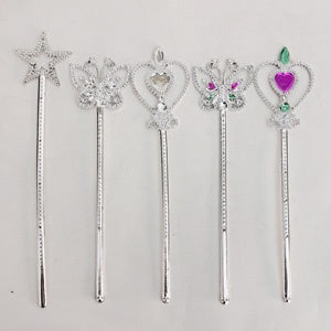 Silver Fairy Wand 30cm - Assorted