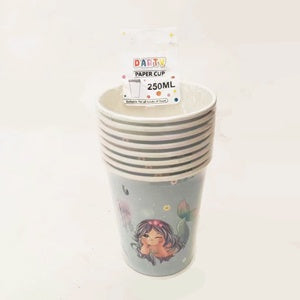 Mermaid Theme Party Paper Cups pkt 8