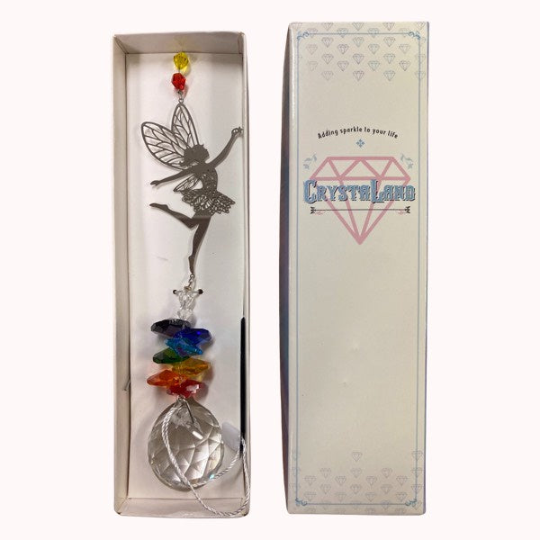 30cm Crystal Suncatcher Fairy