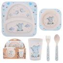 Baby Elephant 5 Pce bamboo set - Boy