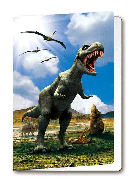 3D T-Rex Dinosaur Birthday card