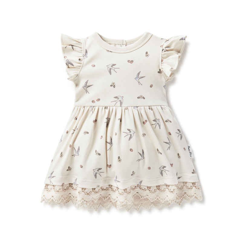 Aster & Oak | Swallow Lace Ruffle Dress