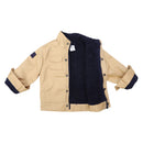 Korango | Little Boys Sherpa Lined Twill Jacket - Mustard