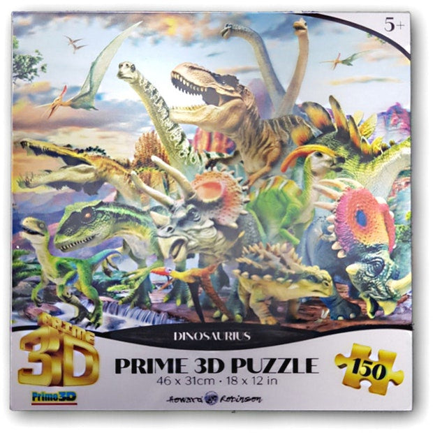 Prime3D Puzzle Dinosaurius (150pcs)