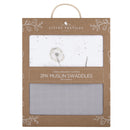 Living Textiles | Organic Muslin 2pk Wraps - Dandelion