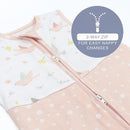 Living Textiles | Smart Sleep - 0.2 Tog Sleep Bag Stage 2 - Ava Birds  6-18 months
